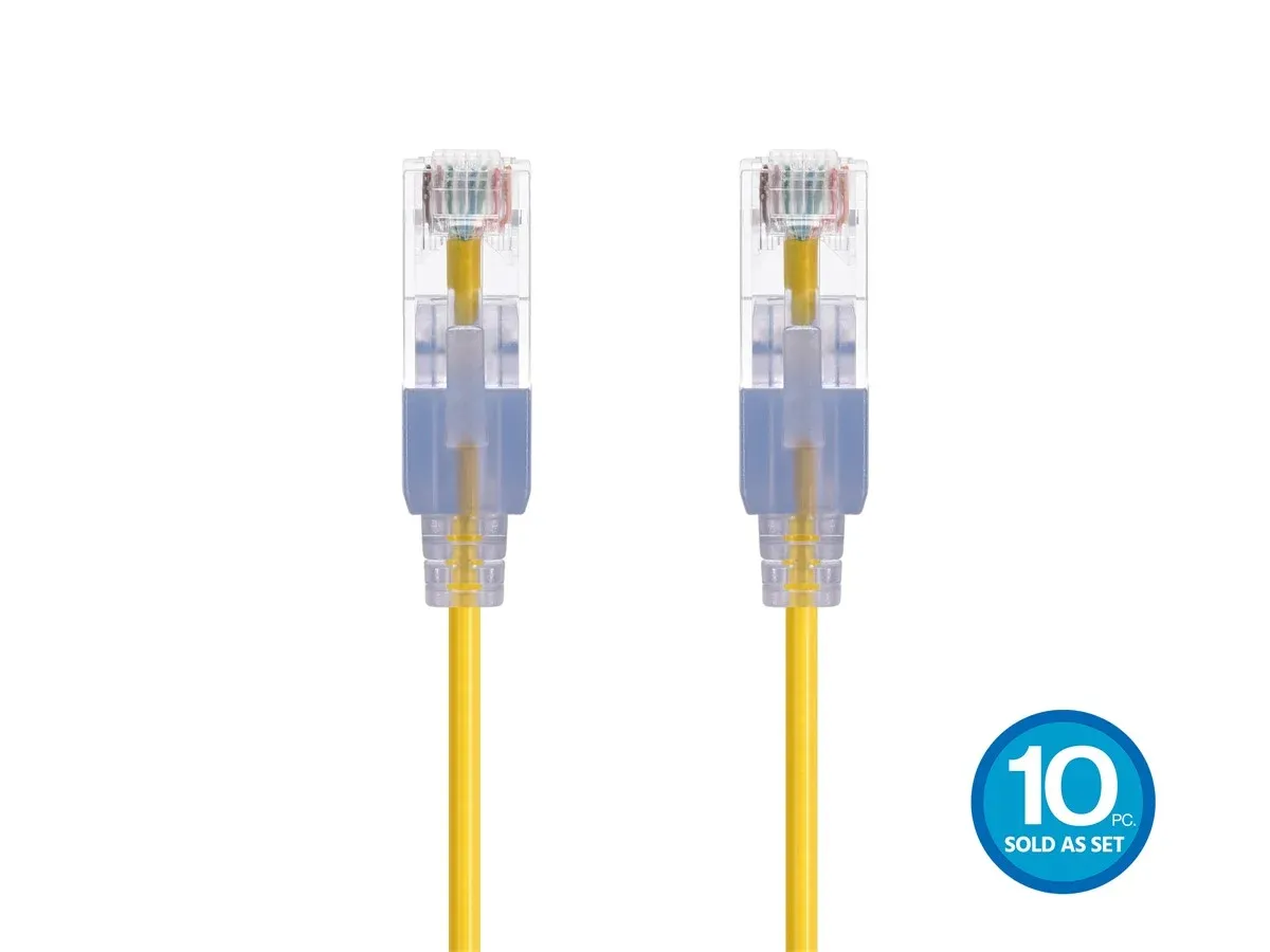 CABLE DE RED MONOPRICE SLIMRUN CAT6A 5FT COLORES, vista 3